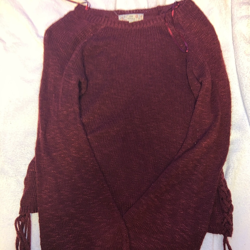 Maroon Long Sleeve Shirt